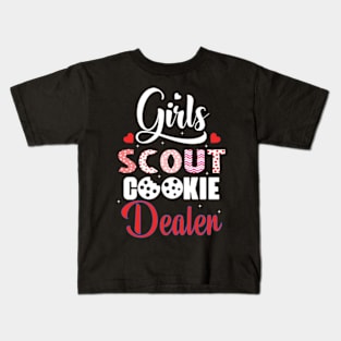 Cookie Dealer Scout for Girls Funny Scouting Family Matching Kids T-Shirt